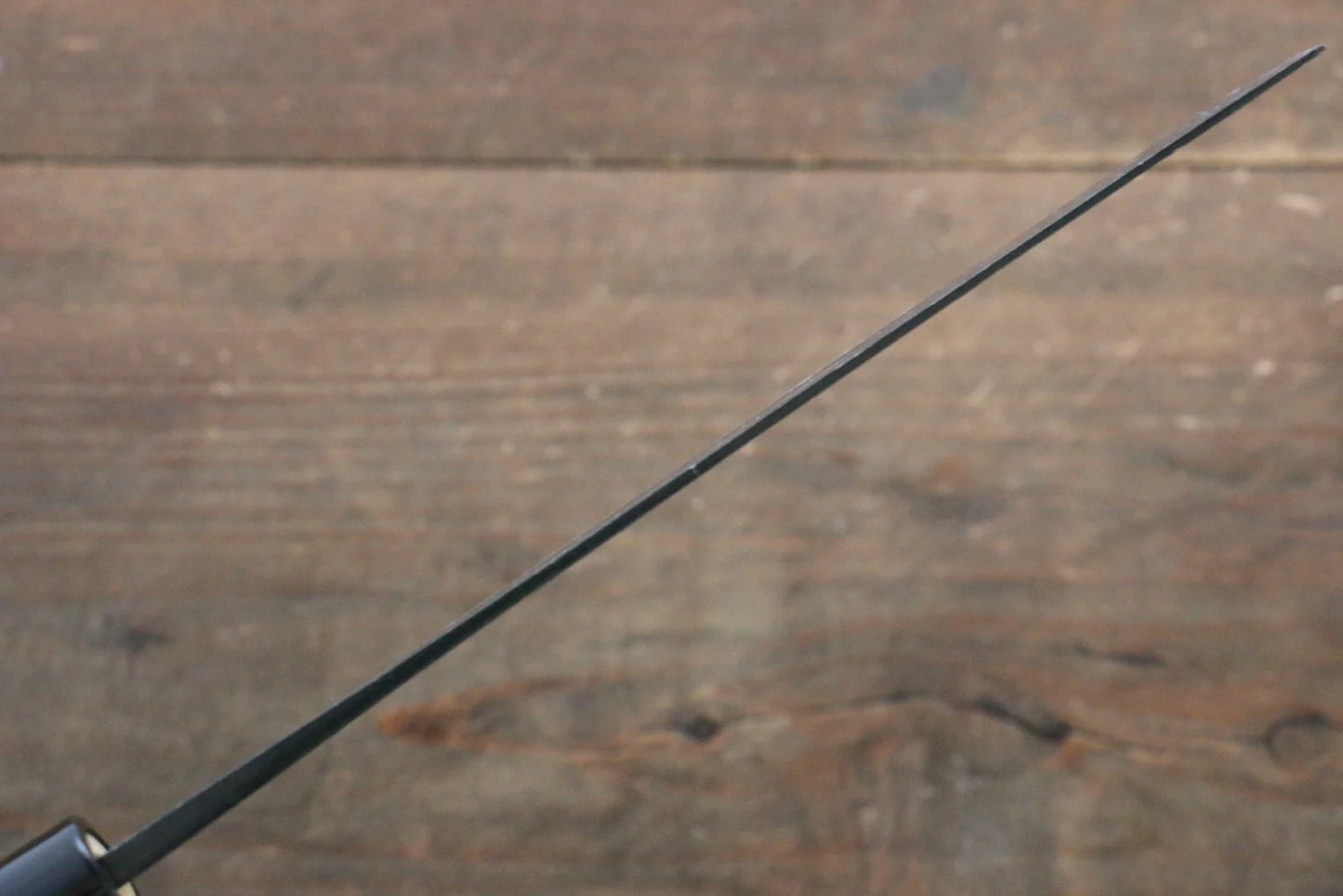 Kanetsune Blue Steel No.2 Kurouchi Nakiri 165mm - Magnolia Handle
