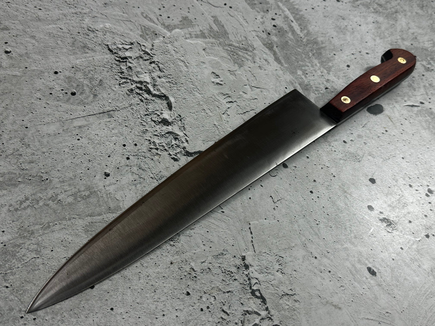 Vintage French Chef Knife 280mm High Carbon Steel Made in France 2034