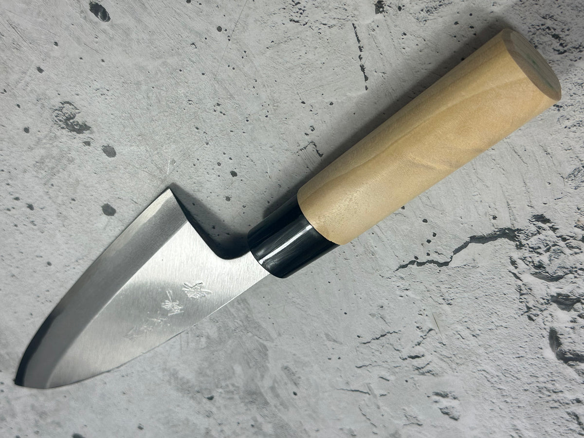 Vintage Seki Magoroku Carbon Steel Deba Knife 150mm 2352