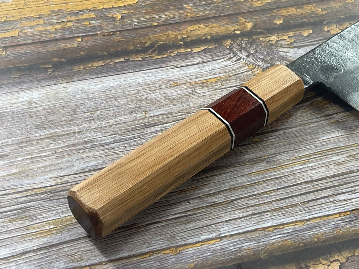 HG Blade Bunka Knife 170mm Kurouchi Finish 1084 High Carbon Steel