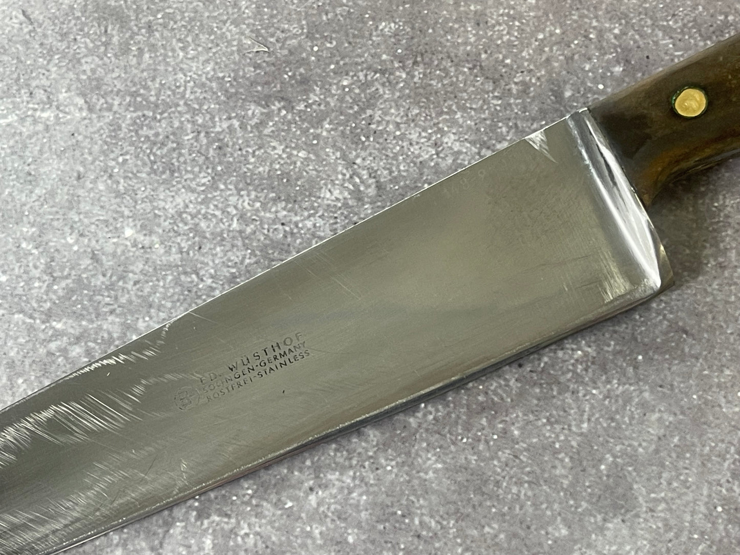 Vintage Wusthof Chef Knife Made in German 🇩🇪 1610