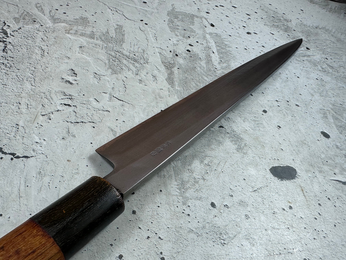 Vintage Sakai Takayuki Yanagiba Knife 300mm Carbon Steel Original Box 2134