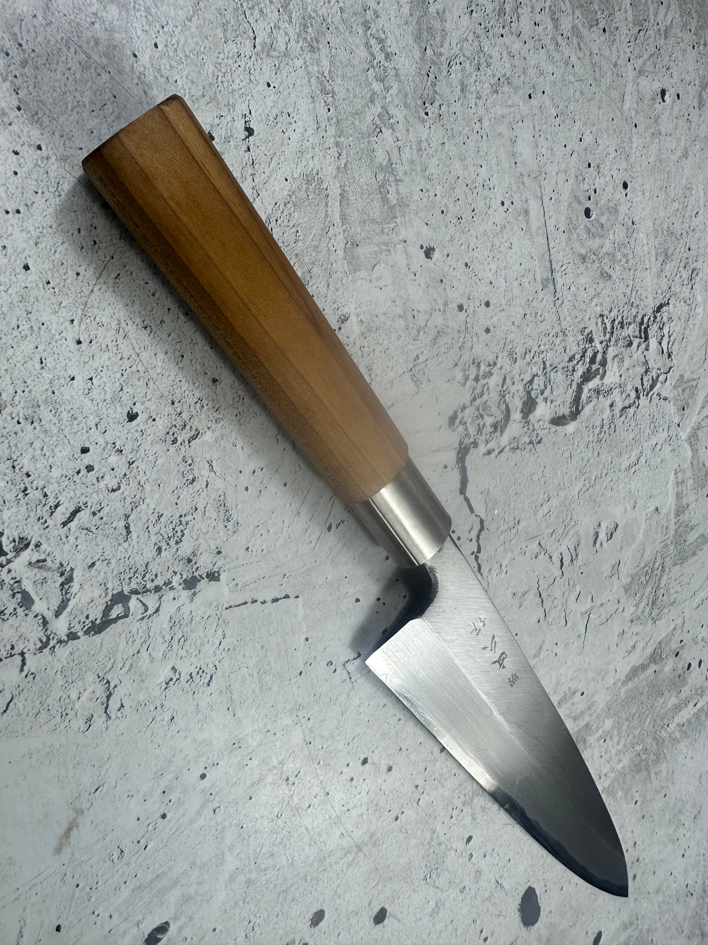 Vintage Sakai Bunkisaku Sashimi Knife 220mm Carbon Steel Wood Handle 2226