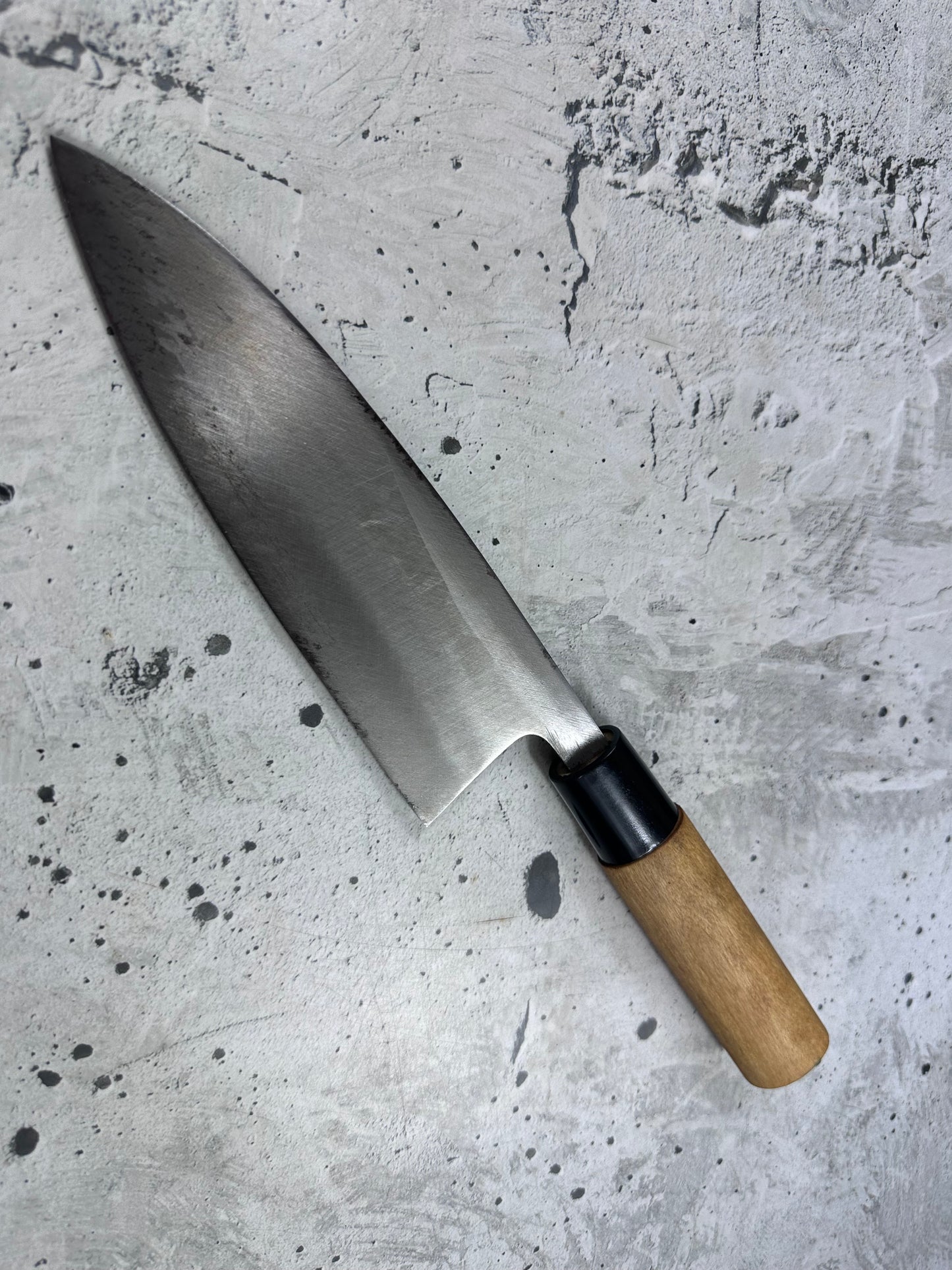 Vintage Sakai Naosuke Kanemasa Deba Knife 170mm Carbon Steel 2142