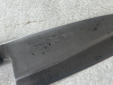 Vintage Japanese Deba Knife Set 3x Carbon Steel Made in Japan 🇯🇵 1904
