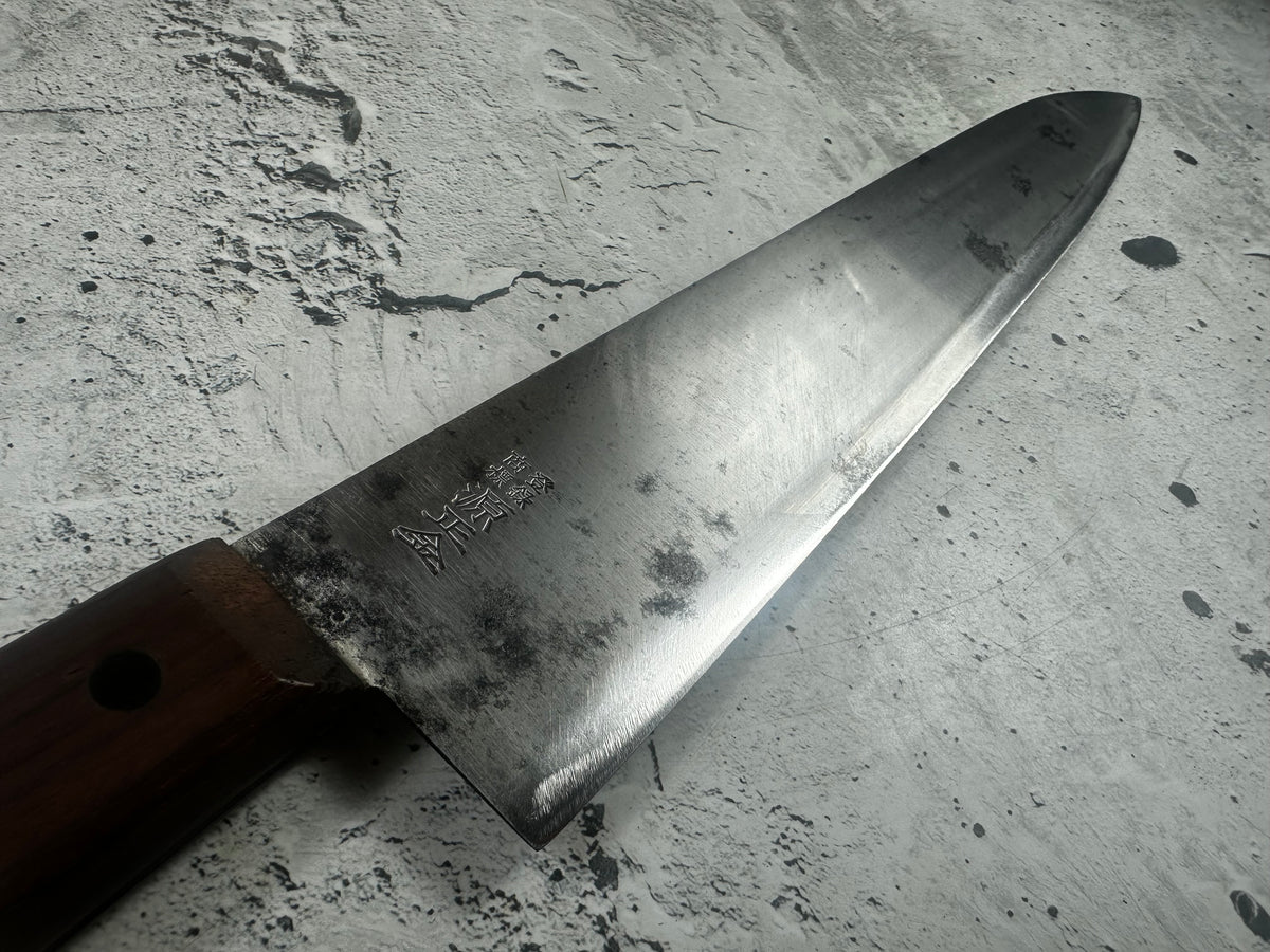 Vintage Minamoto Masakane Chef's Knife 300mm Carbon Steel 2299
