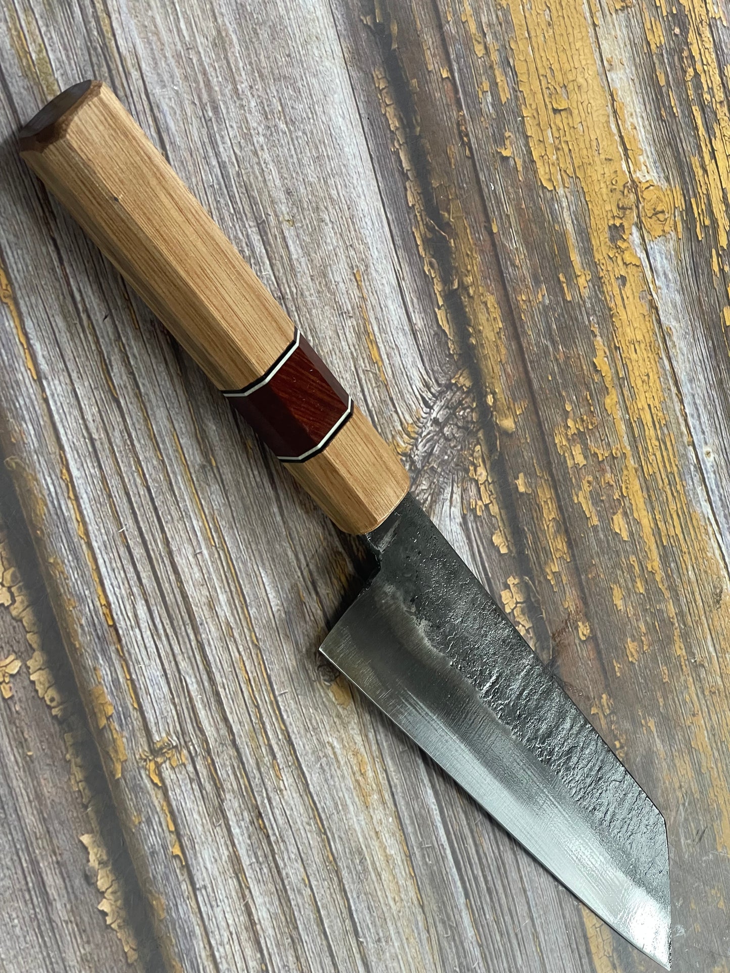 HG Blade Bunka Knife 170mm Kurouchi Finish 1084 High Carbon Steel