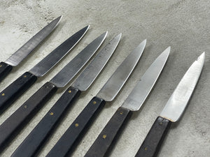 Vintage Sabatier Paring Knife Set 7x Made in France 🇫🇷 1917