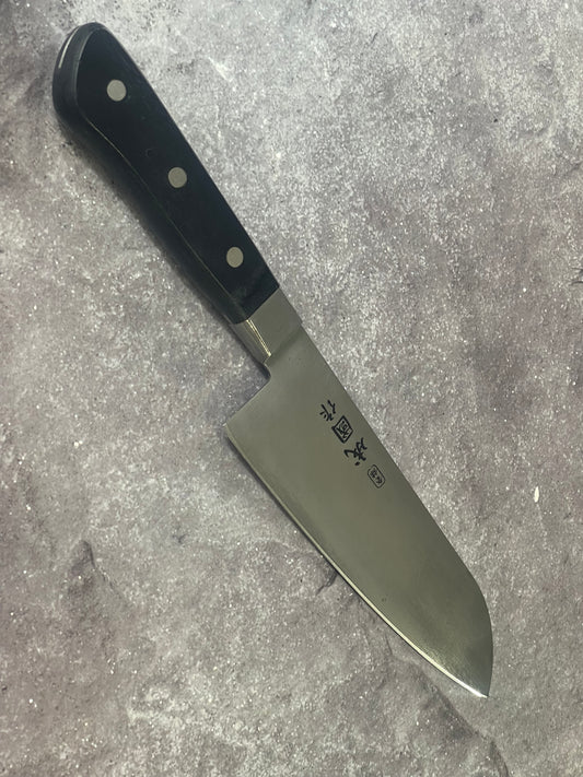 Vintage Japanese Santoku Knife 170mm Made in Japan 🇯🇵 1653