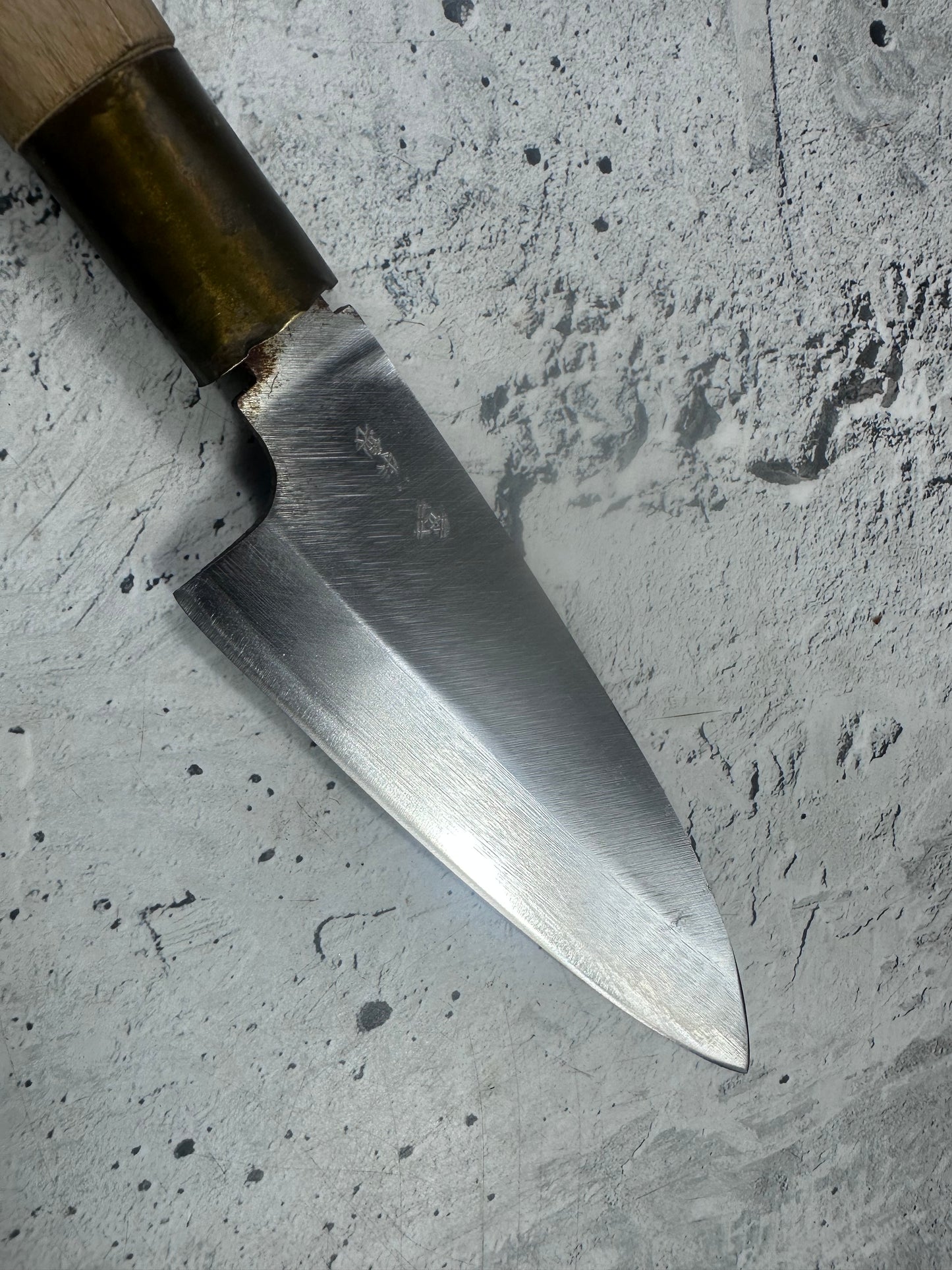 Vintage Sakai Ryujin Funayuki Knife 140mm Carbon Steel 2152