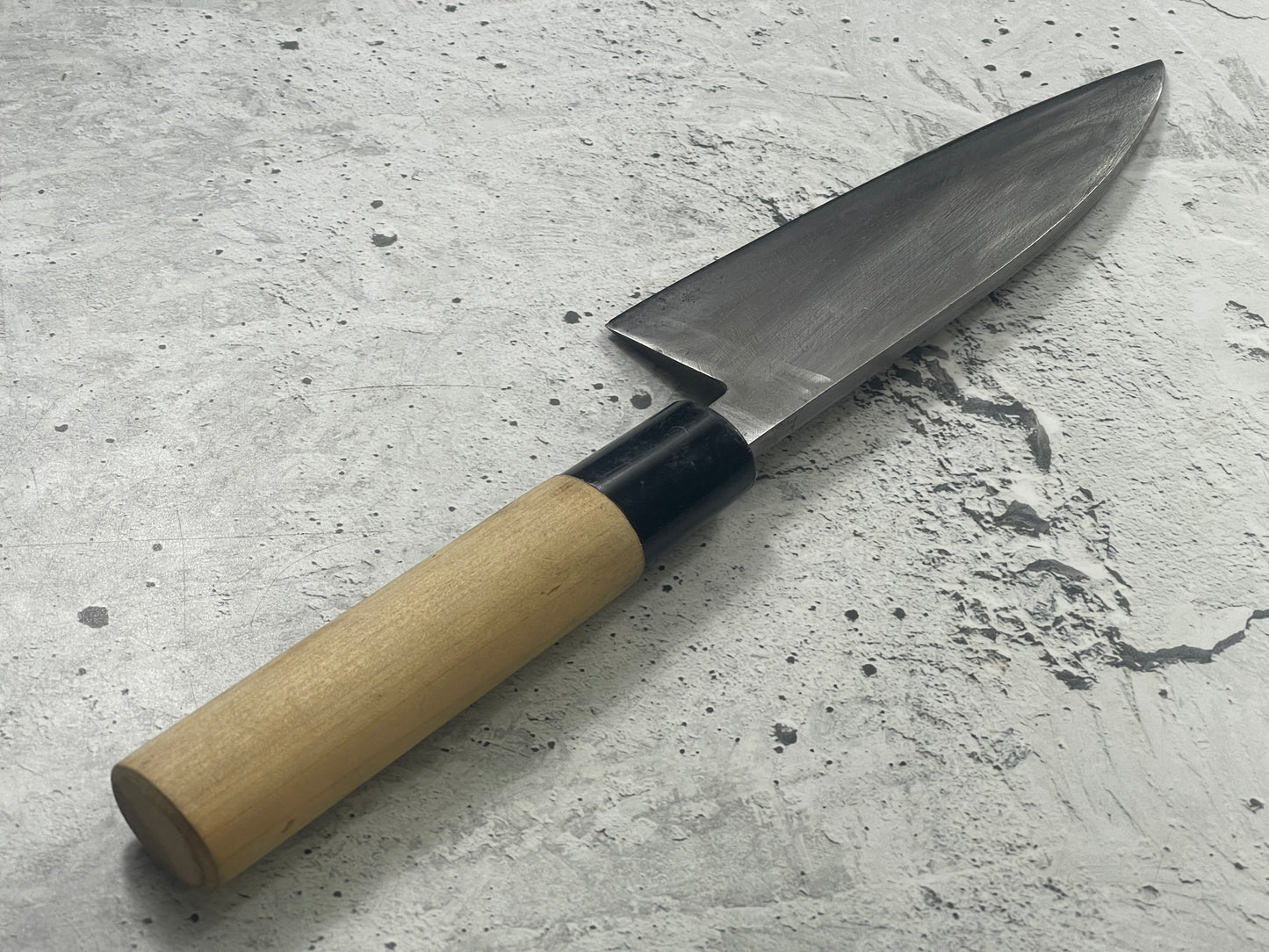 Vintage Japanese Deba Knife 150mm Made in Japan 🇯🇵 Carbon Steel 1752