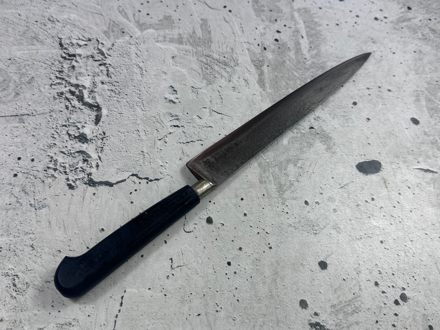 Vintage Sabatier Nogent Flexible Slicing Knife 200mm Carbon Steel 2187