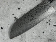 Load image into Gallery viewer, Makoto Kurosaki  VG7 Damascus  Santoku Knife 165mm