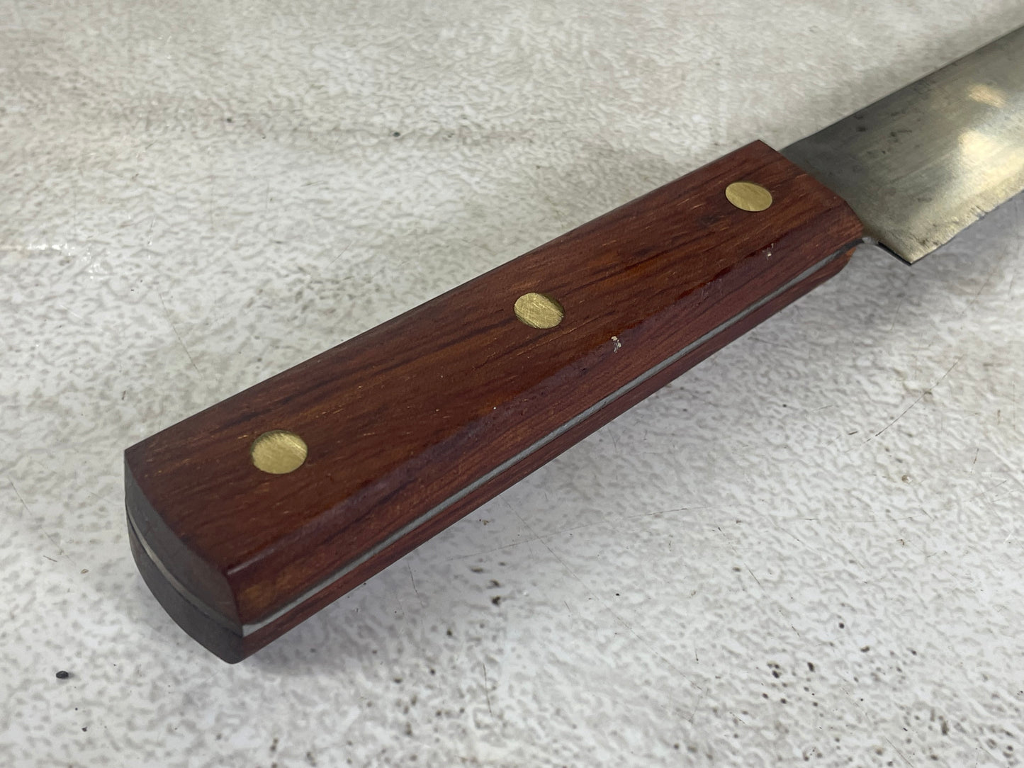Vintage Ontario Serrated Knife 315mm Made in USA 🇺🇸 High Cabon steel 1893