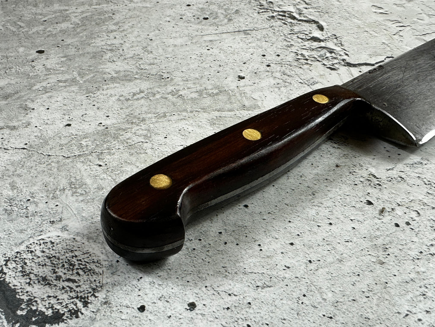 Vintage J. A. Henckles Twinworks Chef Knife 20mm Made in Germany 🇩🇪 Cabon steel 2003