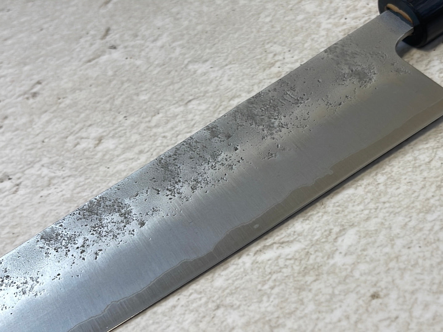 Tsunehisa G3 Nashiji HBC Gyuto 240mm - Made in Japan 🇯🇵 Magnolia Oval Wa Handle