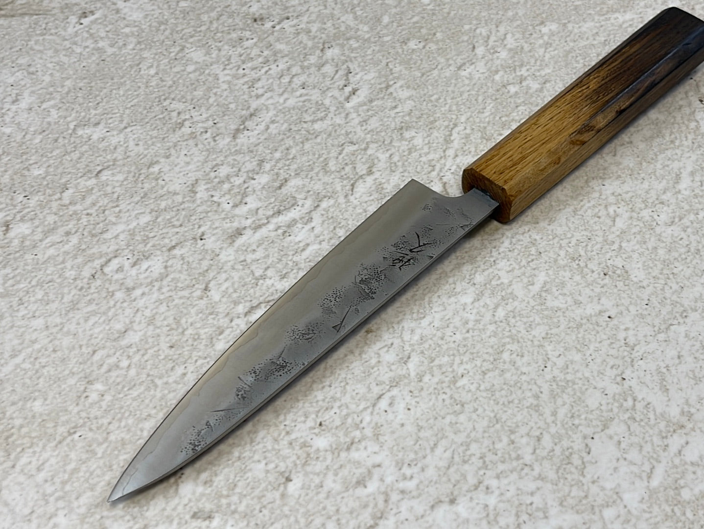 Tsunehisa SLD Washiji KOY Petty Knife 135mm - Made in Japan 🇯🇵 Oak Yaki Handle