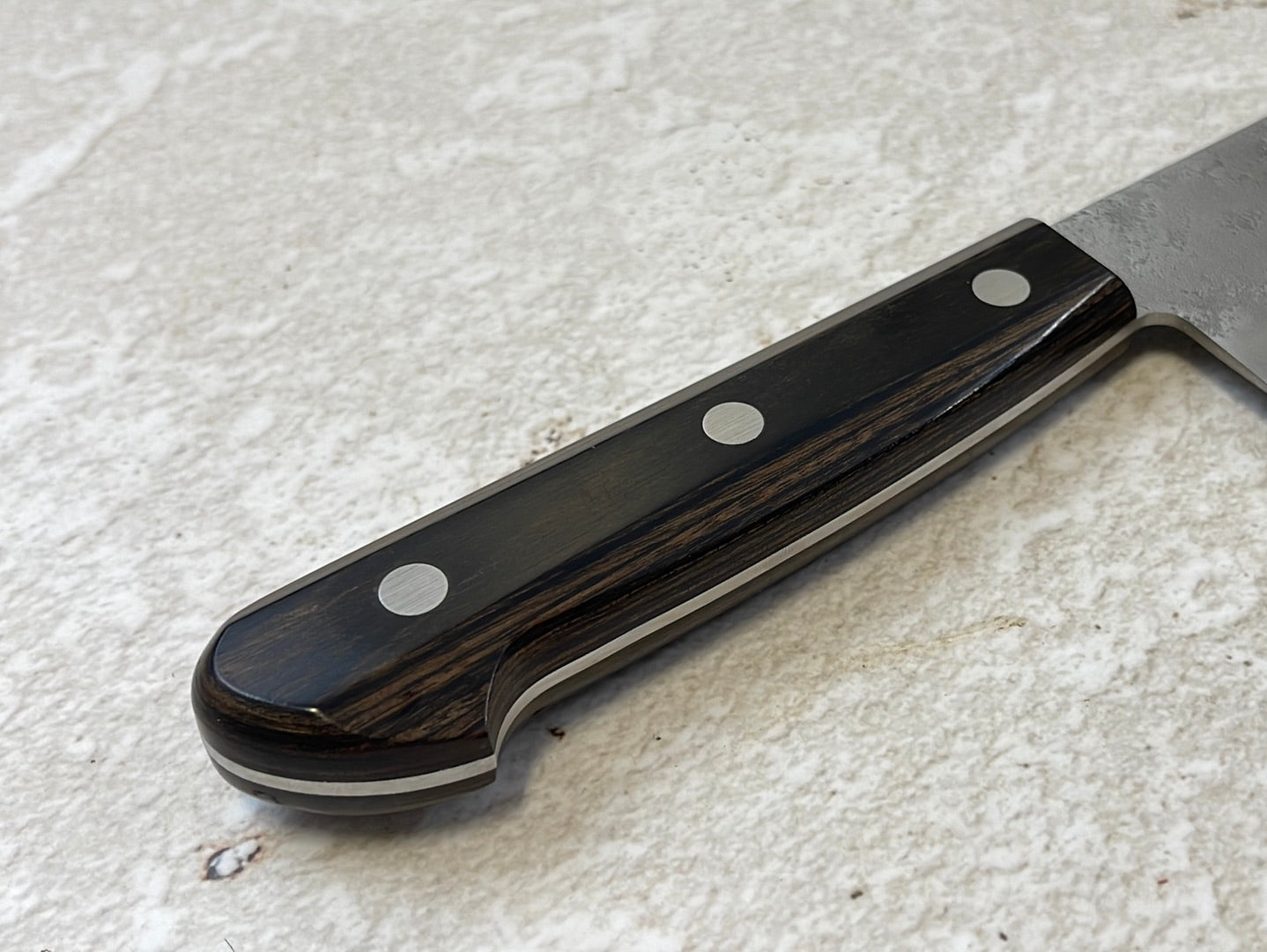 Tsunehisa G3 Nashiji Brown Nakiri 180mm - Made in Japan 🇯🇵