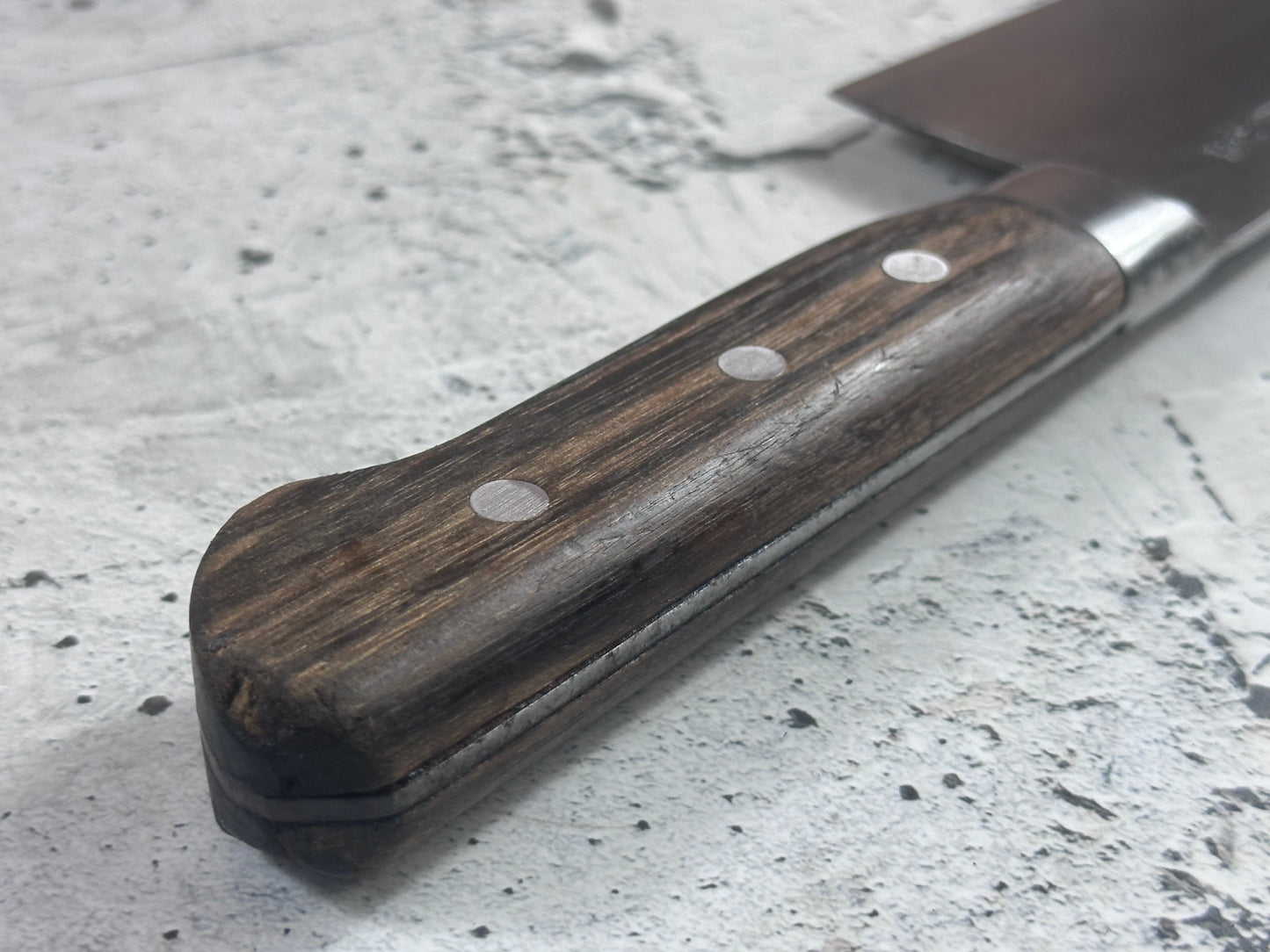 Vintage Gyuto Knife 320mm  Carbon Steel Made in Japan 2037