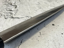 Load image into Gallery viewer, SanMai Stainless &amp; Copper Gyuto Knife 200mm Kurouchi Etched, Vietnamese Ebony Handle