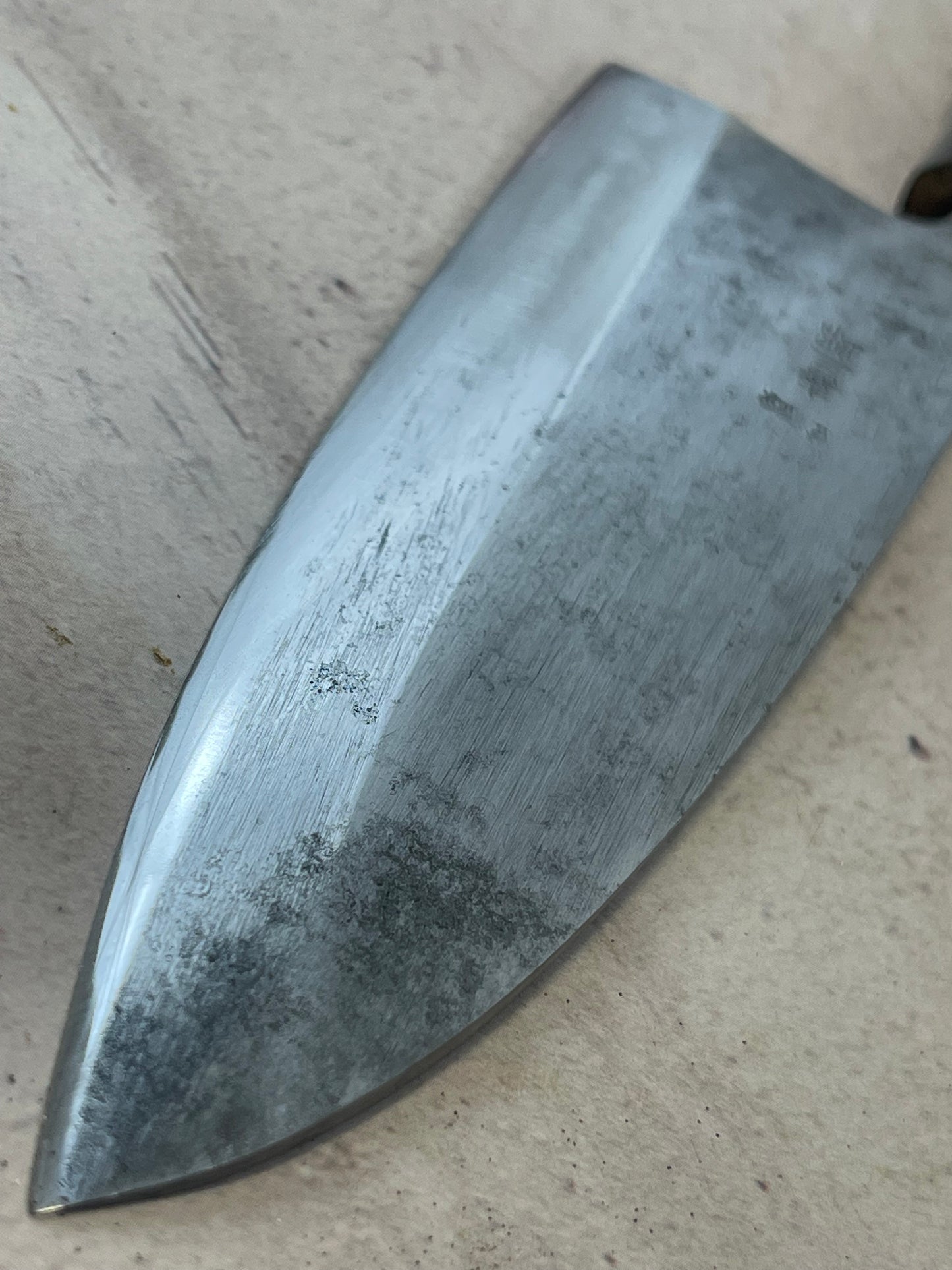 Vintage Japanese Deba Knife 150mm Made in Japan 🇯🇵 Carbon Steel 1429