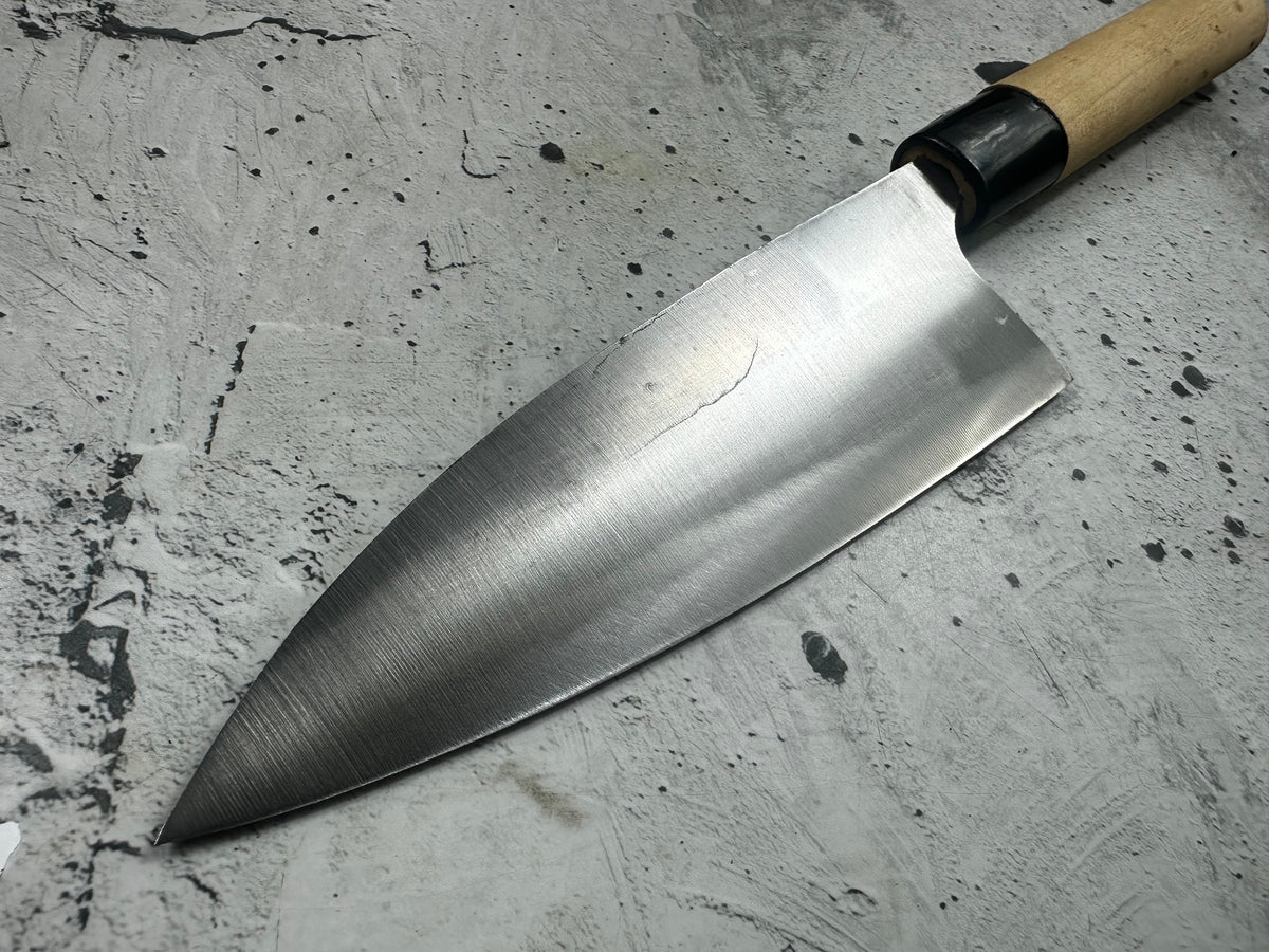 Vintage Sakai Sadamoru Deba Knife 150mm Carbon Steel 2346