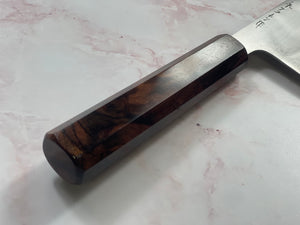 Keskin Migaki Bunka 150mm, Ebony Rosewwod & Rosewood Wood sheath