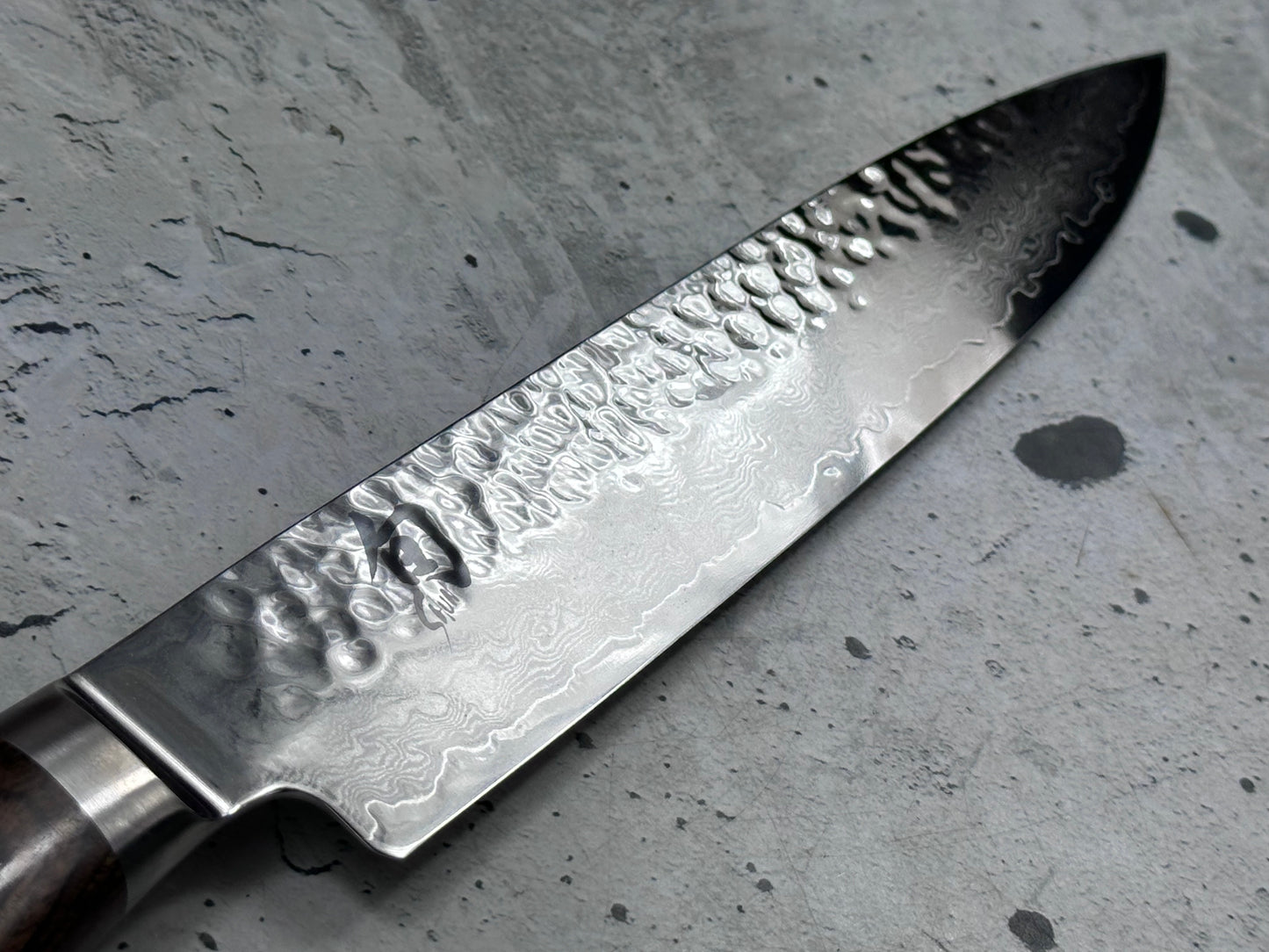 Pre-Owned Shun Premier Slicing Knife 240mm Damascus Steel PakkaWood Handle 2176