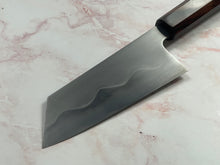 Load image into Gallery viewer, Keskin Migaki Bunka 150mm, Ebony Rosewwod &amp; Rosewood Wood sheath
