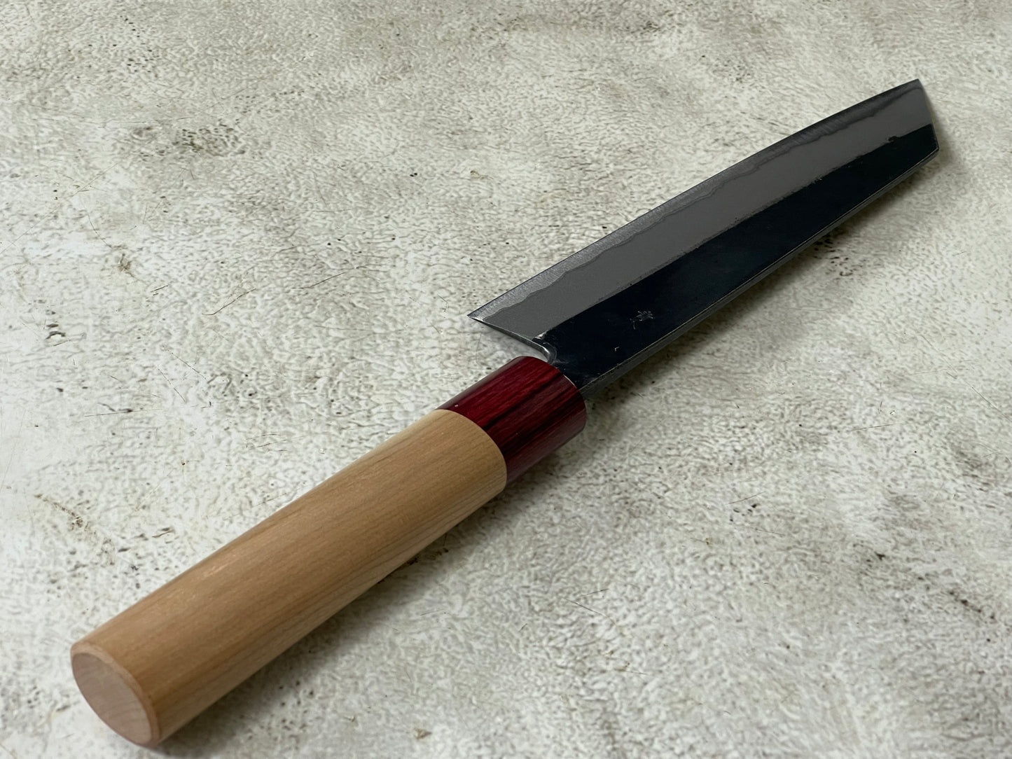 Muneishi Aogami 2 Iron Clad Kiritsuke 180mm Kurouchi Finish