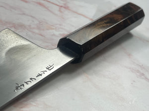 Keskin Migaki Bunka 150mm, Ebony Rosewwod & Rosewood Wood sheath