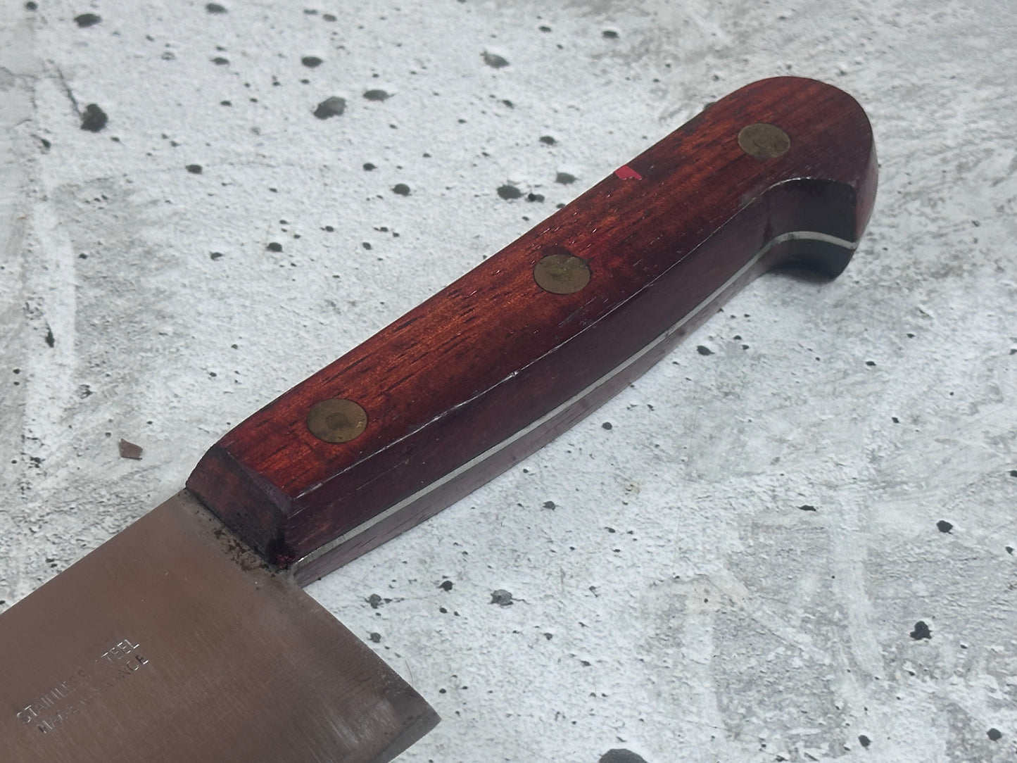 Vintage French Chef Knife 280mm High Carbon Steel Made in France 2036