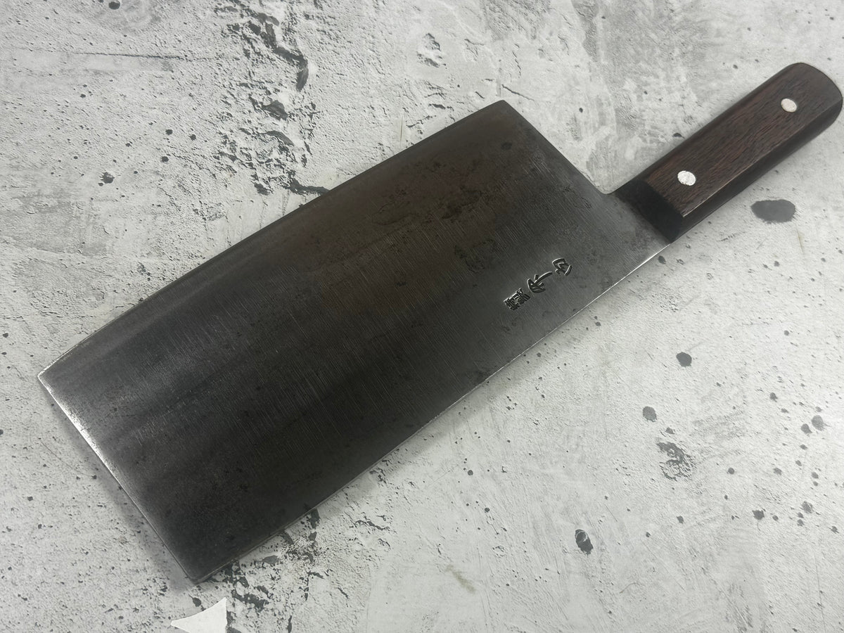 Vintage Takeuchi Hamono Seisakusho Cleaver 200mm Carbon Steel 2287