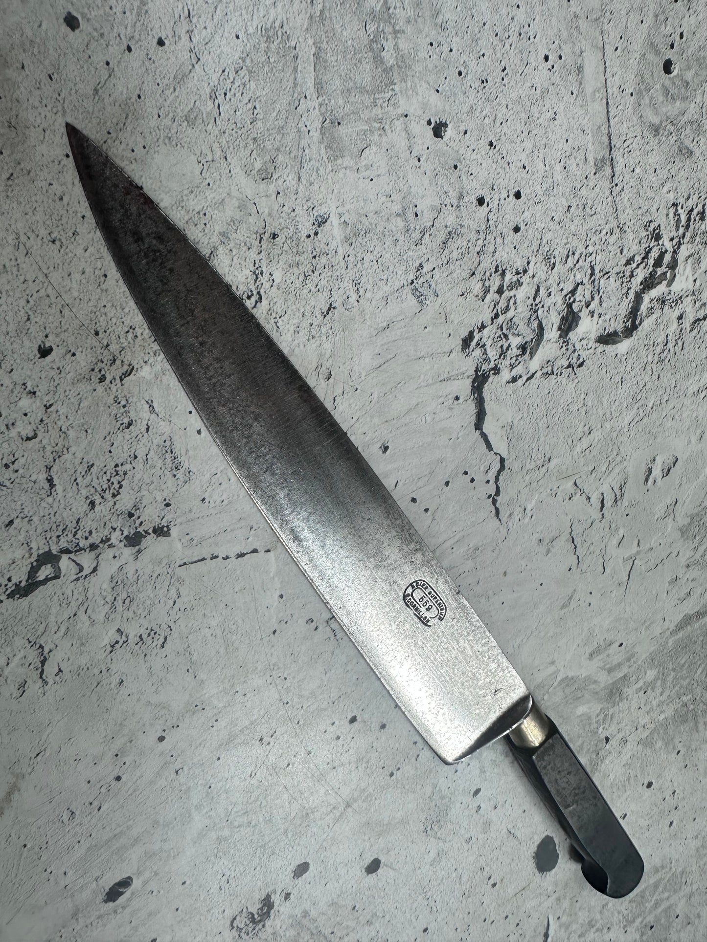 Vintage Nogent Knife  Set 2x Carbon Steel Made in France 🇫🇷 2042