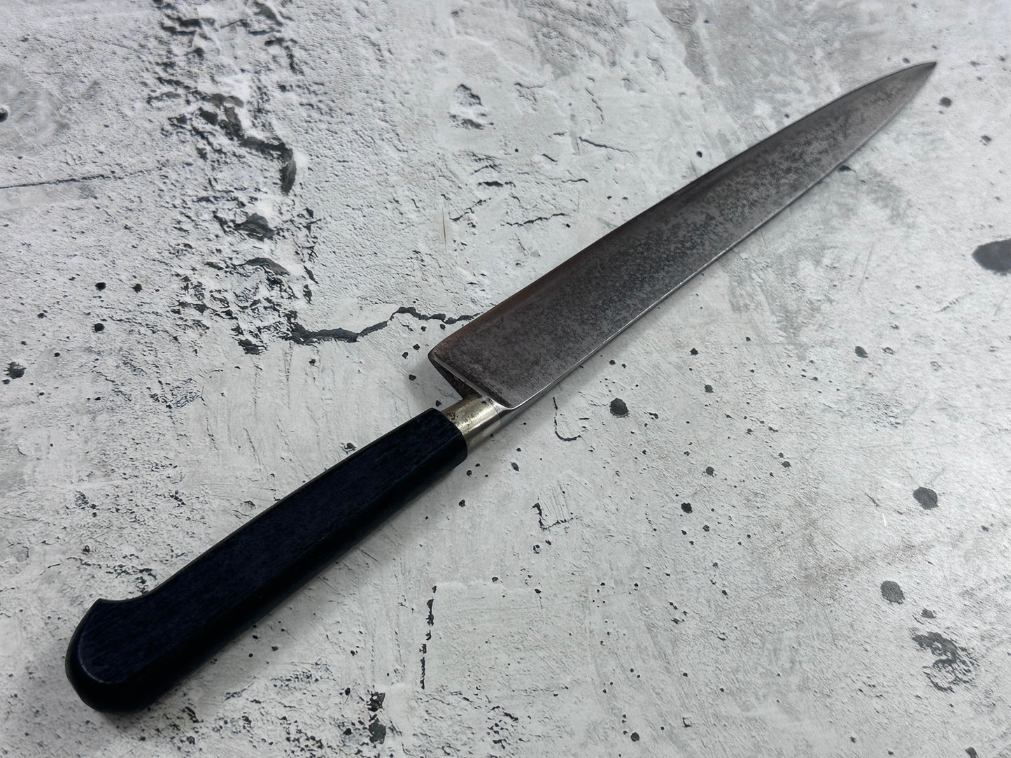 Vintage Sabatier Nogent Flexible Slicing Knife 200mm Carbon Steel 2180