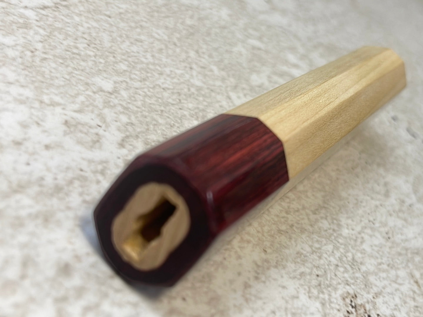 Japanese Handle Hoo Red Octagon Shape