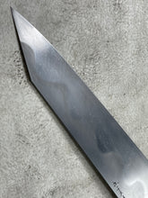 Load image into Gallery viewer, Keskin Migaki Kiritsuke 230mm Amboyna Burl &amp; Buffalo Horn with sheath