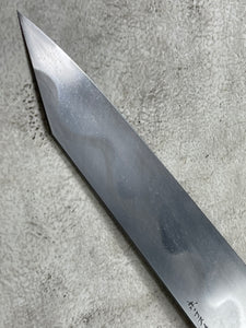 Keskin Migaki Kiritsuke 230mm Amboyna Burl & Buffalo Horn with sheath
