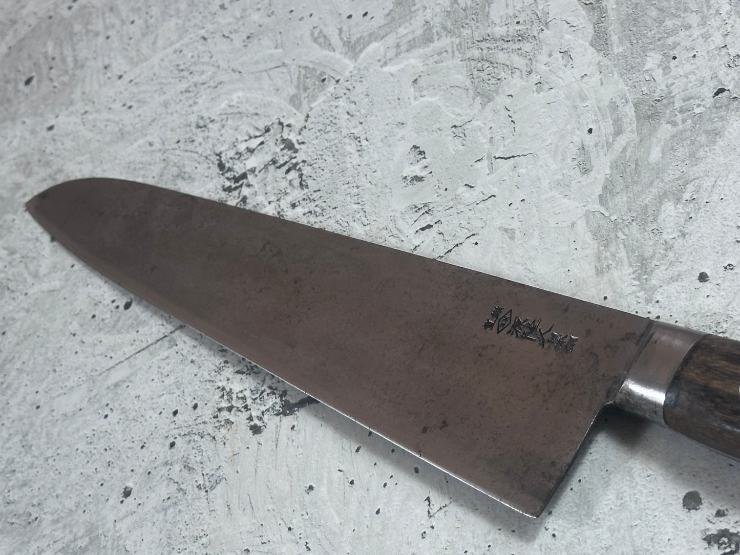 Vintage Gyuto Knife 320mm  Carbon Steel Made in Japan 2037