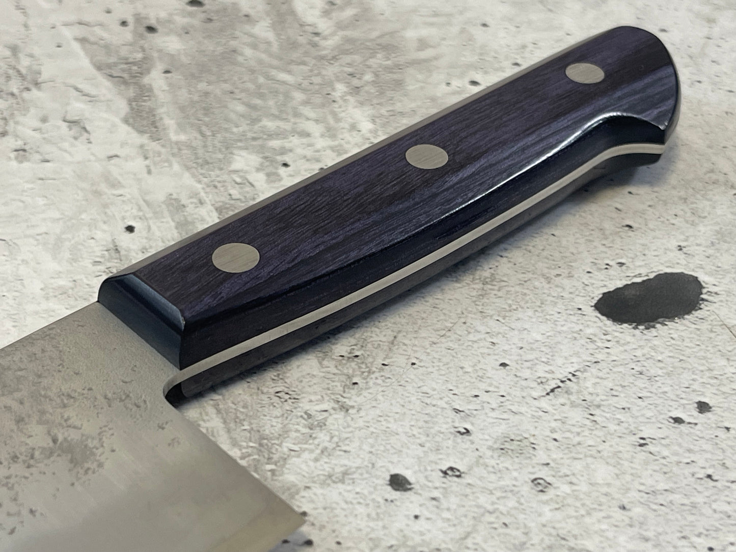 Tsunehisa G3 Nashiji Purple Nakiri 170mm - Made in Japan 🇯🇵