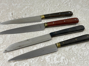 Vintage French Paring Knife Set 4x Made in France 🇫🇷 1362