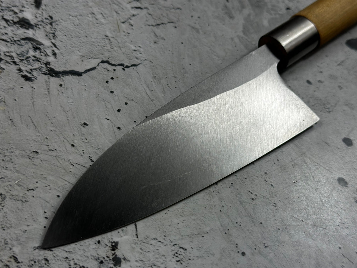Vintage Tokusen Asahikuni Deba Knife 150mm Carbon Steel Timber Handle 2272