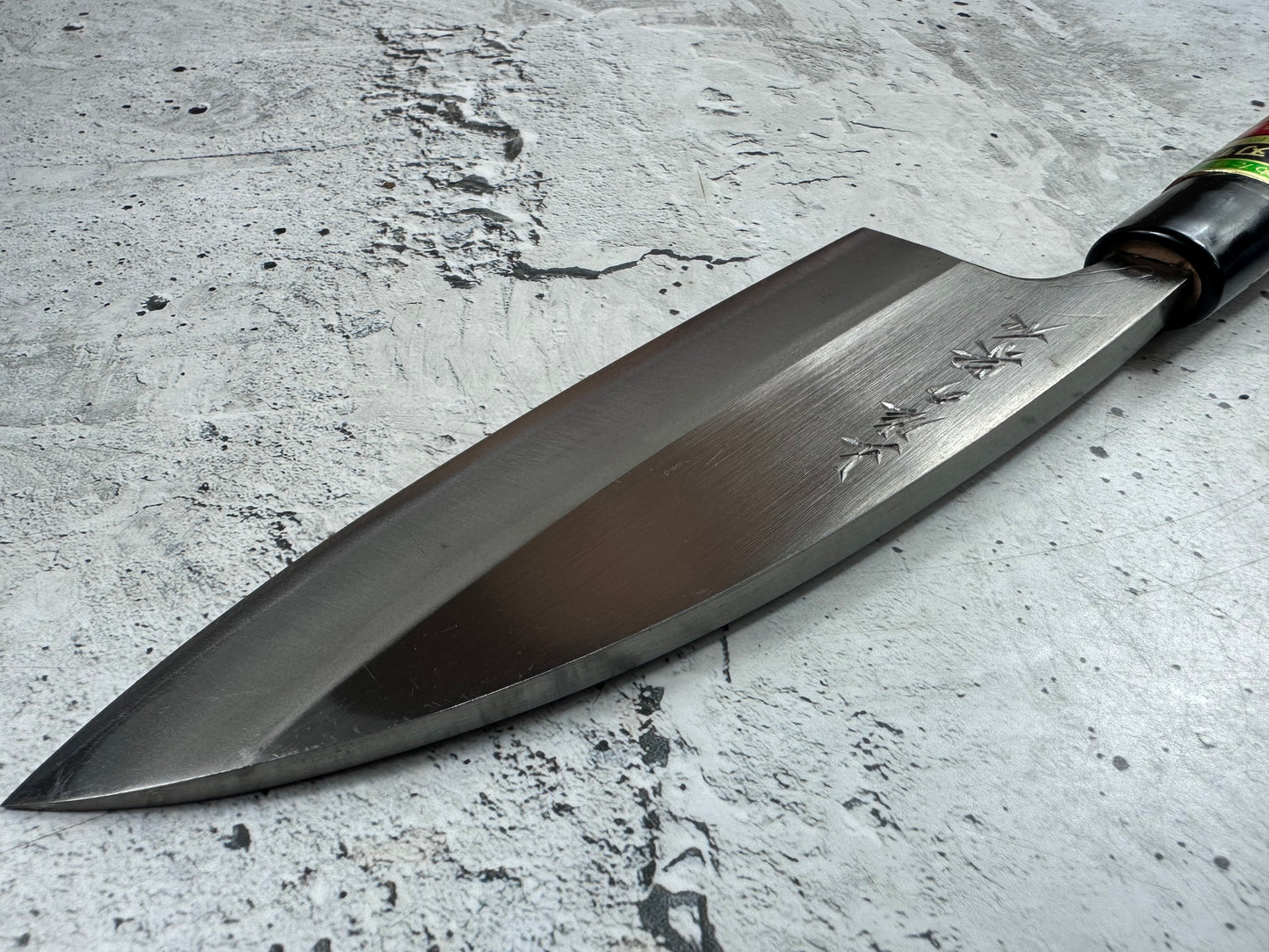 Vintage Tosa Kanetsugu Deba Knife 170mm Carbon Steel 2163