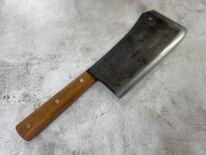 Vintage Gustav Emil Ern Butcher Cleaver 26cm Knife Made in German 🇩🇪 Carbon Steel 1886