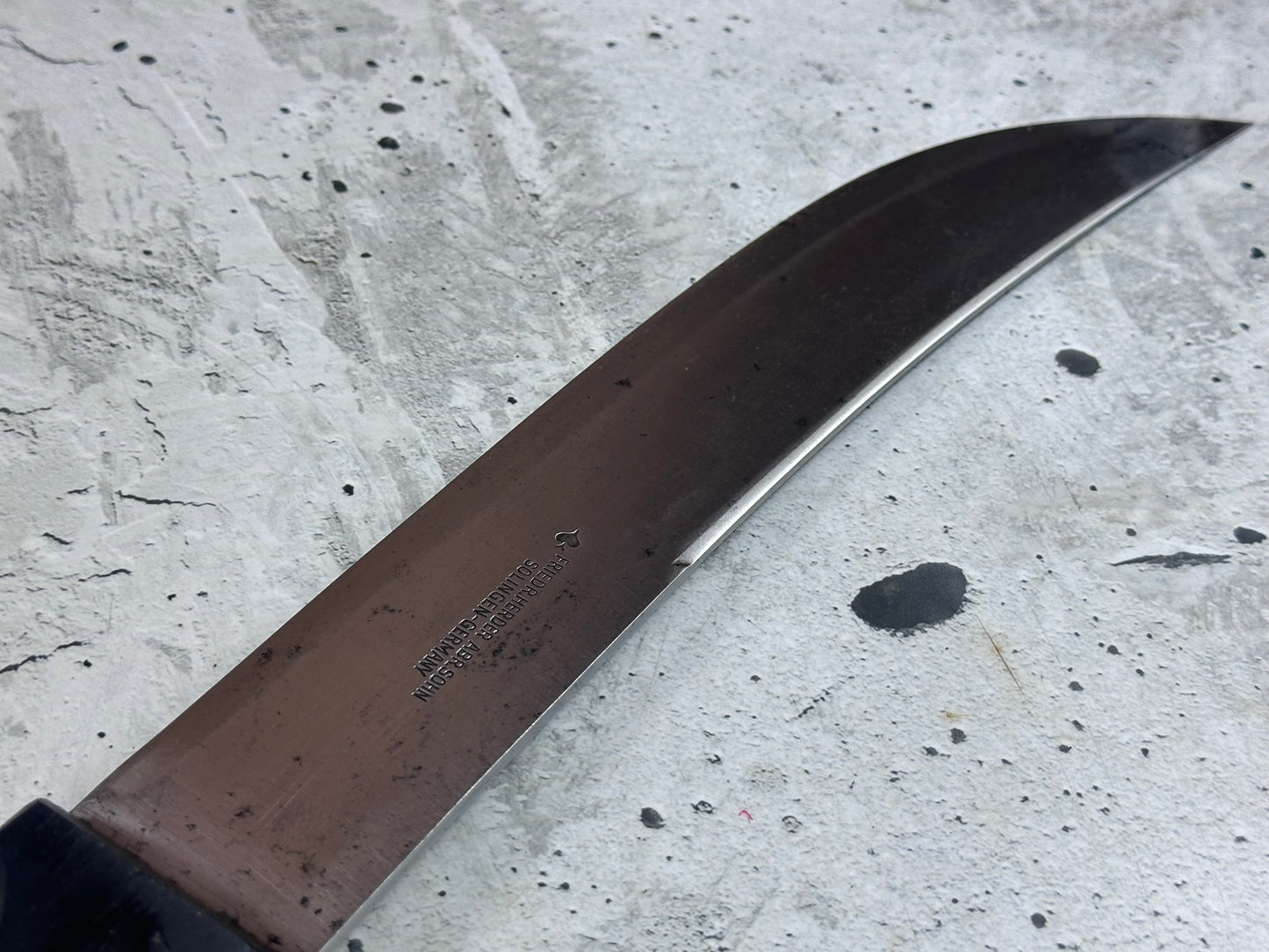 Vintage friedr. Herder Abr. Sohn Butcher Knife 240mm Made in German 2024