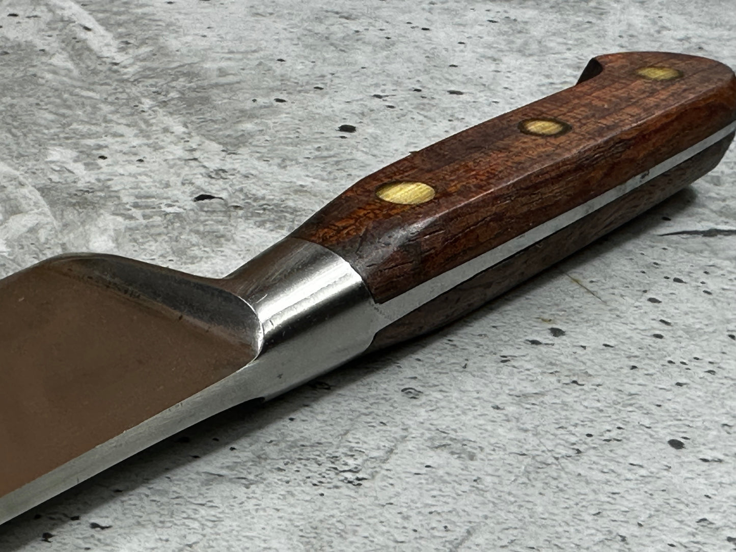 Vintage French Chef Knife 220mm High Carbon Steel Made in France 2035