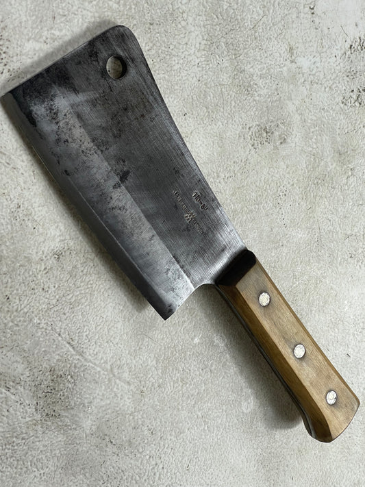 Vintage J. A. Henckles Twinworks Small Cleaver Knife 15cm Carbon Stell Made in German 🇩🇪 1953