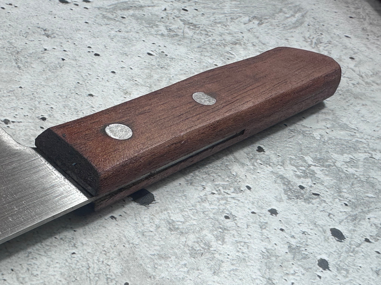 Vintage Seki Kanemasa Nakiri Knife 160mm Carbon Steel 2038