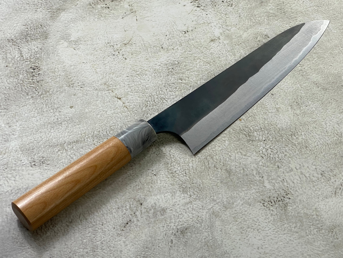 MASAKAGE MIZU Gyuto  180mm oval Cherry Wood Handle