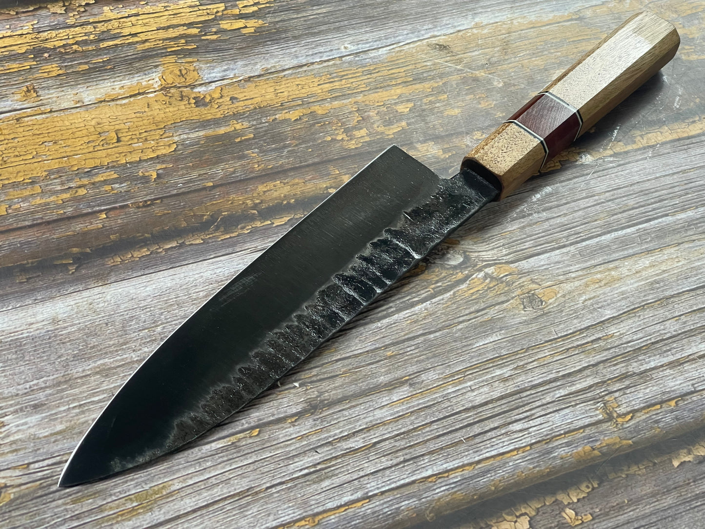 HG Blade Gyuto Knife 210mm Kurouchi Finish 1084 High Carbon Steel (2025)